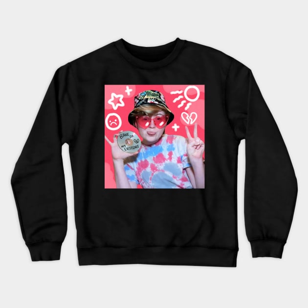 Bane of My Existence album cover Crewneck Sweatshirt by Bucket Hat Kiddo